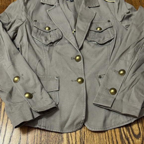 2005 Y2K The Limited Military Blazer with Gold Accents SZ S - Picture 3 of 8